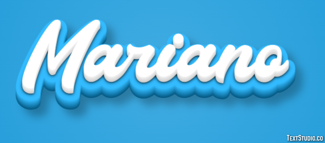 Mariano Efecto de Texto