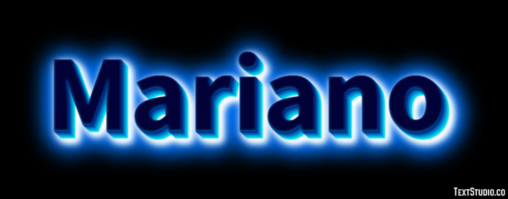 Mariano Efecto de Texto