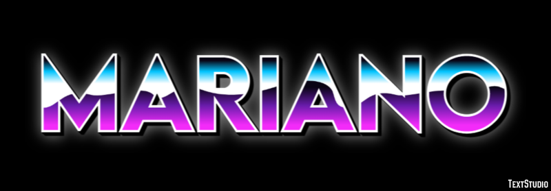 Mariano Efecto de Texto