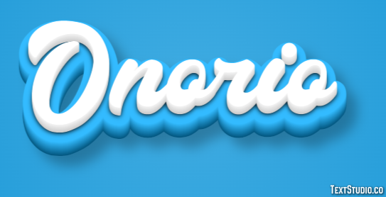 Onorio Effet de Texte