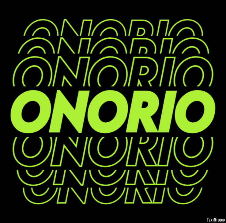 Onorio Effetto testo