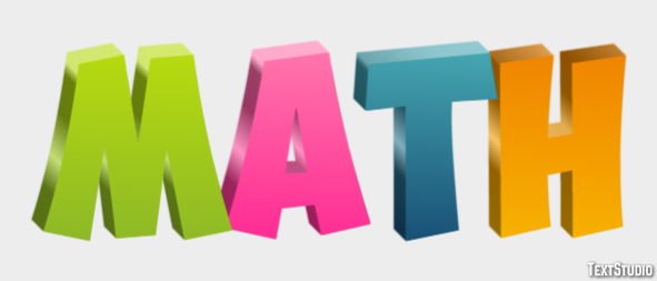 Math Text Effect
