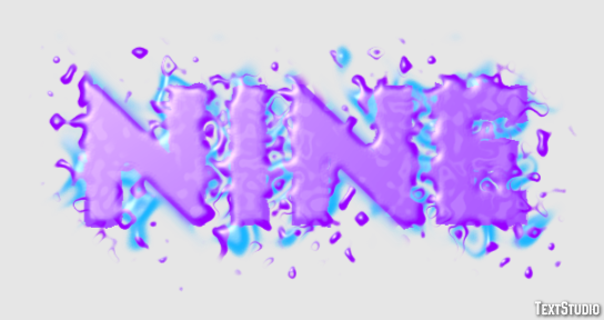 Nine Text effect