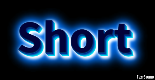 Short Text Effect