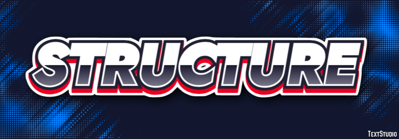Structure Text Effect