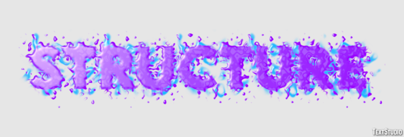 Structure Text Effect