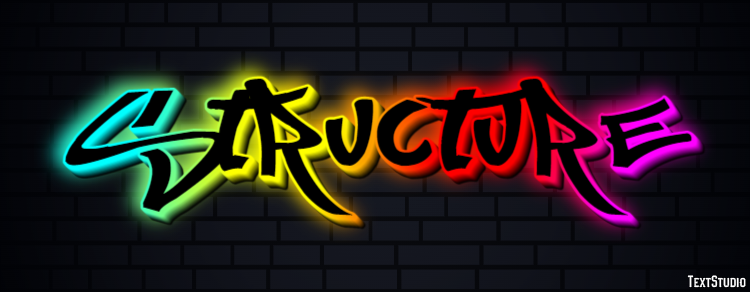 Structure Text Effect
