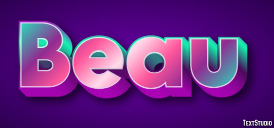 Beau テキスト効果