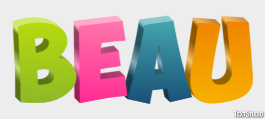 Beau Text effect