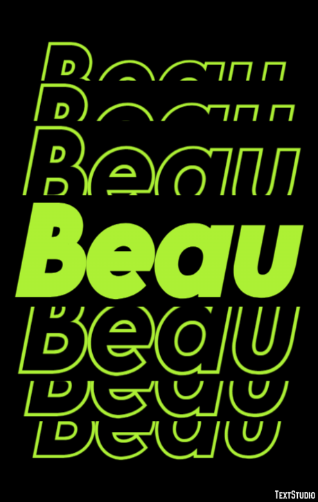 Beau テキスト効果