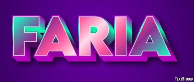 Faria Efeito de texto