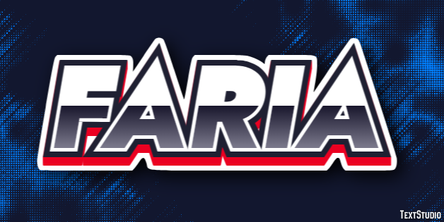 Faria Efeito de texto