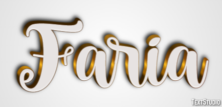Faria Efeito de texto