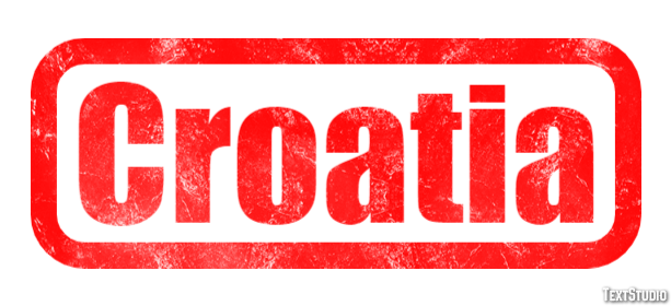 Croatia Text effect