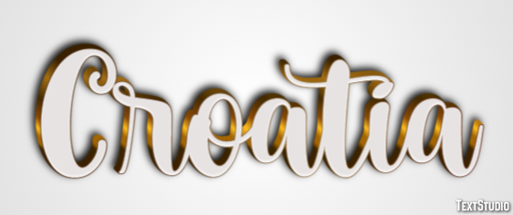 Croatia Text Effect