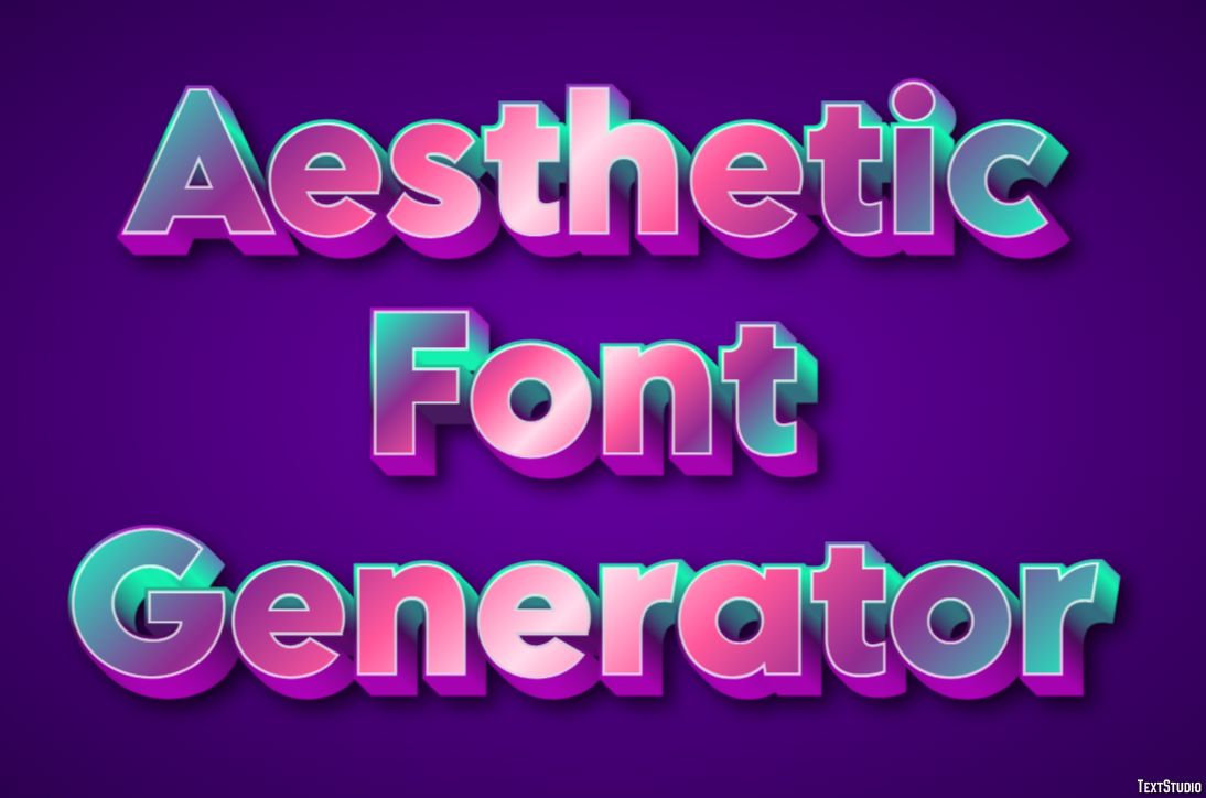 Aesthetic Font Generator テキスト効果