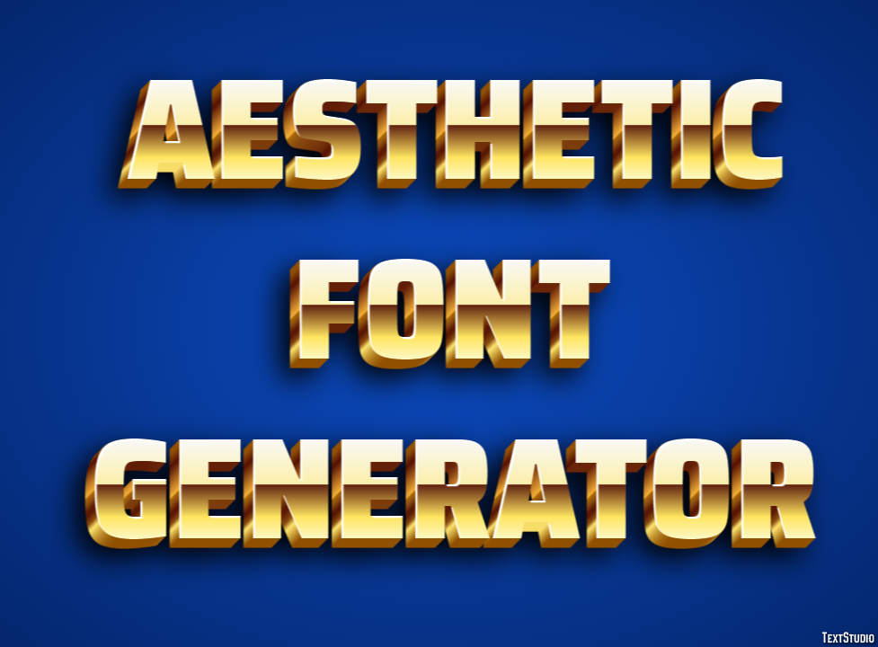Aesthetic Font Generator テキスト効果