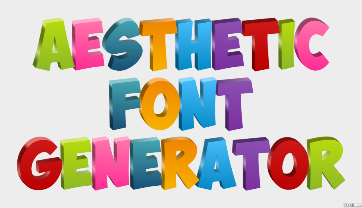 Aesthetic Font Generator テキスト効果