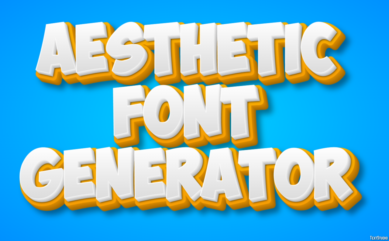 Aesthetic Font Generator テキスト効果