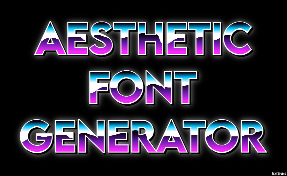 Aesthetic Font Generator テキスト効果
