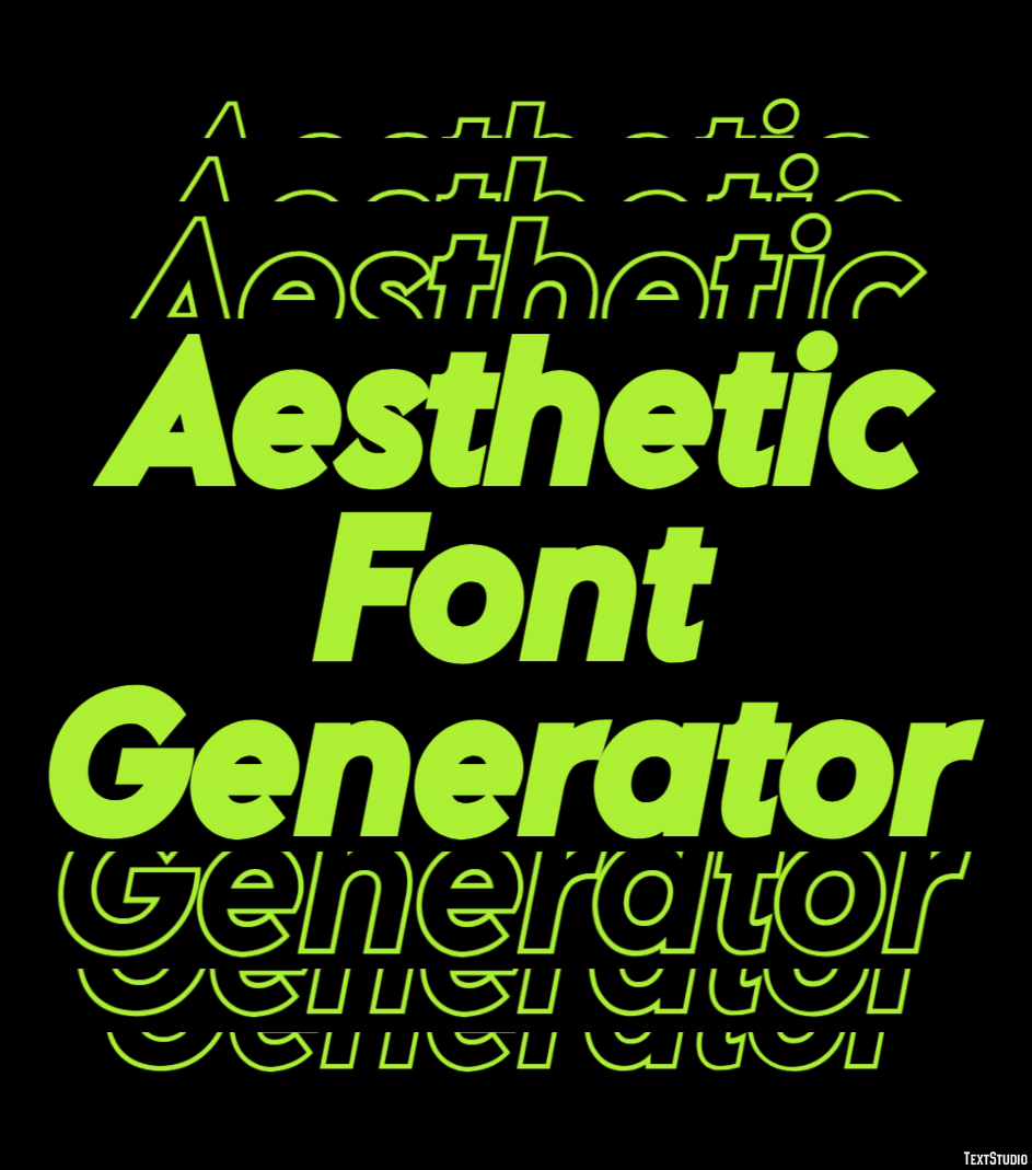 Aesthetic Font Generator テキスト効果
