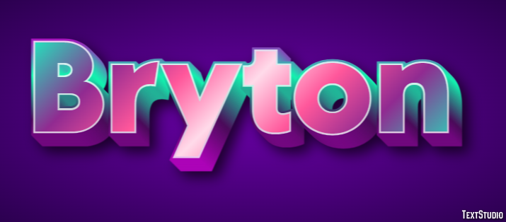 Bryton Texteffekt