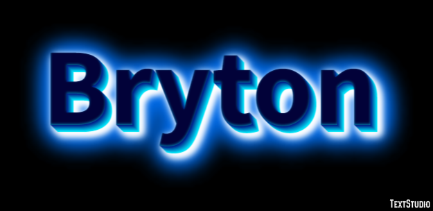 Bryton Texteffekt