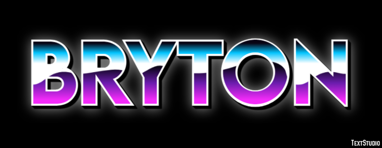 Bryton Text Effect