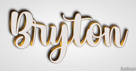Bryton Efekt tekstowy