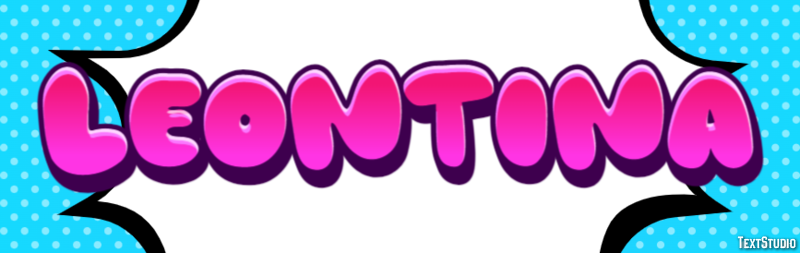 Leontina Efecto de texto