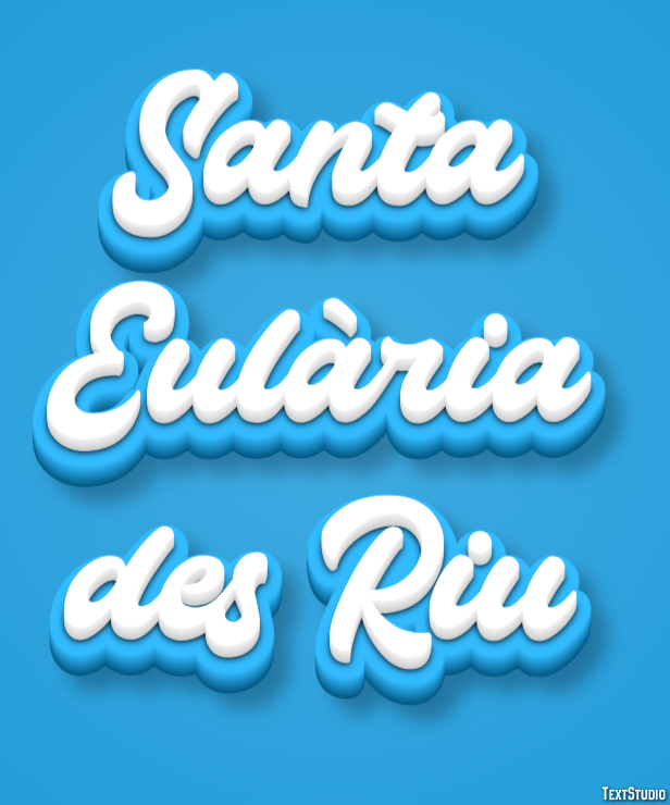 Santa Eulària des Riu Effetto testo