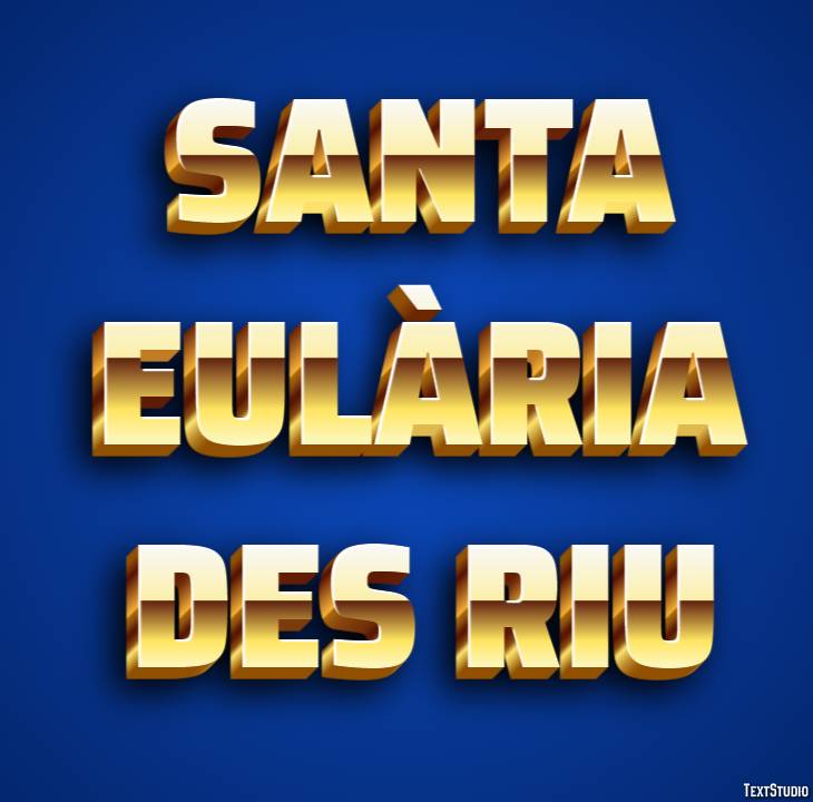 Santa Eulària des Riu Texteffekt