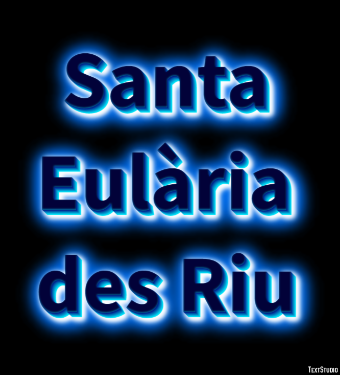 Santa Eulària des Riu Effetto testo