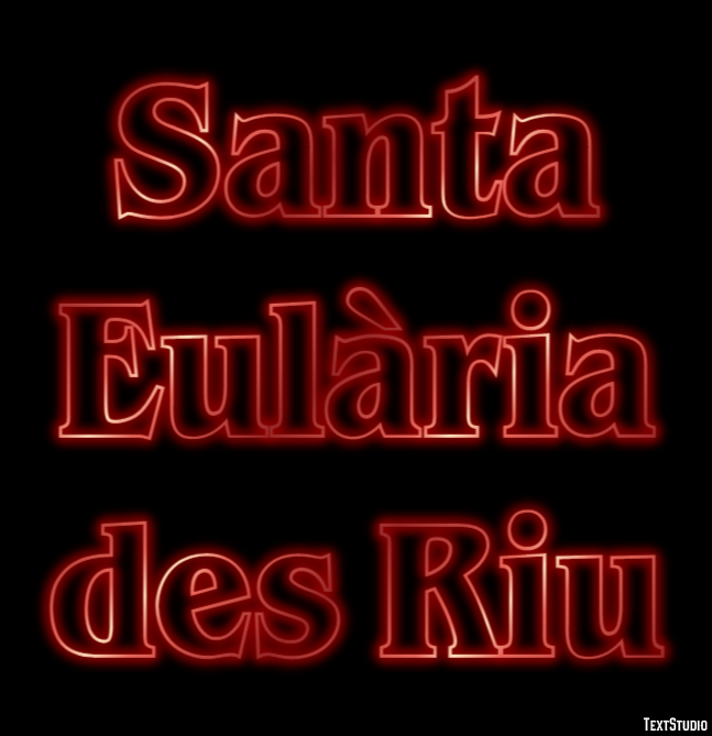 Santa Eulària des Riu Efekt tekstowy