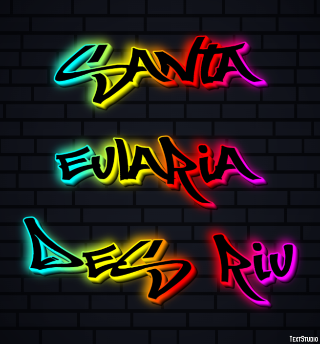Santa Eulària des Riu Texteffekt