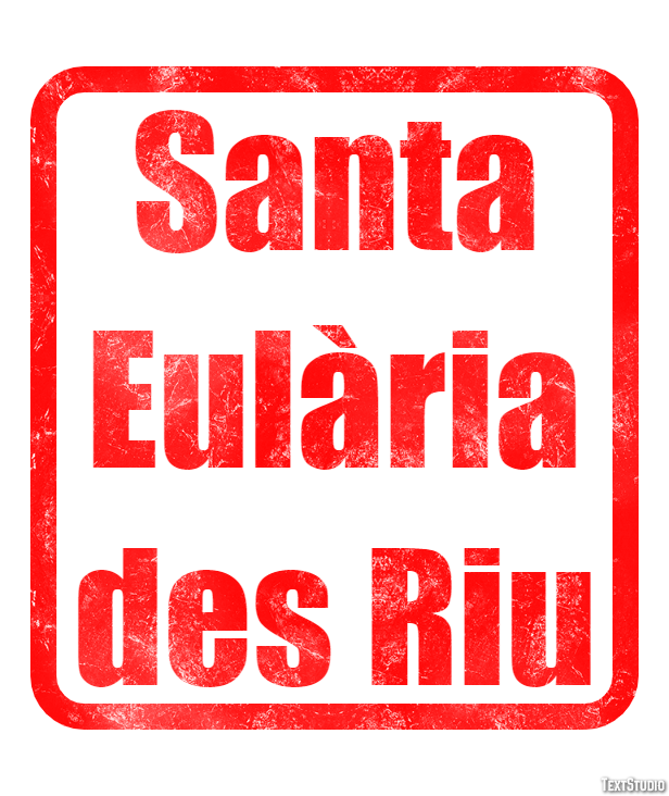 Santa Eulària des Riu Efekt tekstowy