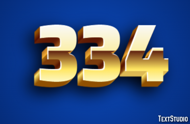 334 Text Effect