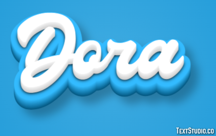 Dora Effet de Texte