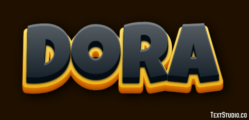 Dora Efeito de texto