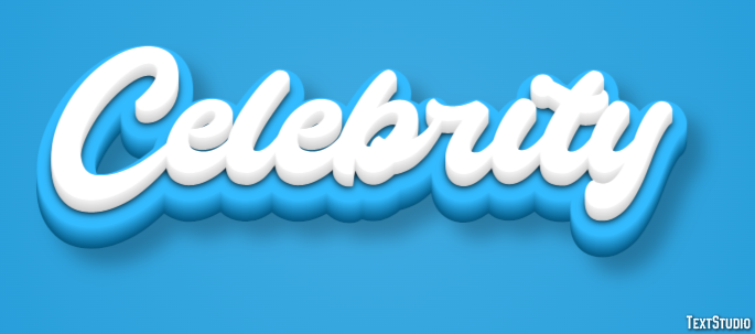 Celebrity Text Effect