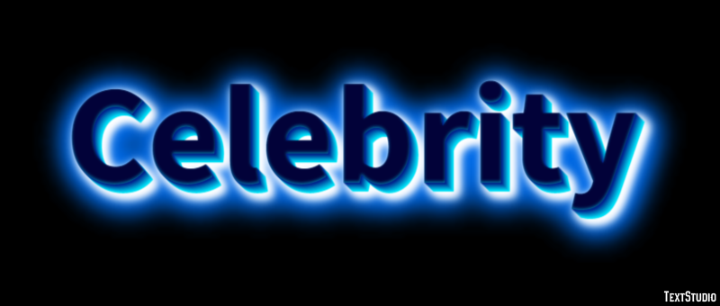 Celebrity Text Effect