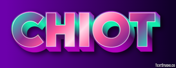 Chiot テキスト効果