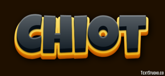 Chiot Effet de texte