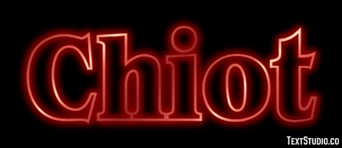 Chiot Effet de texte
