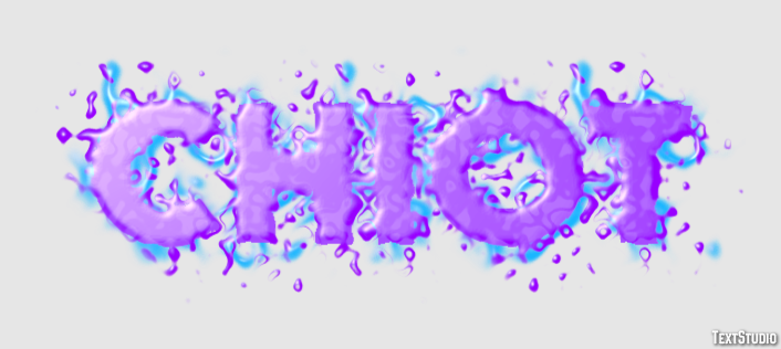 Chiot Effet de texte