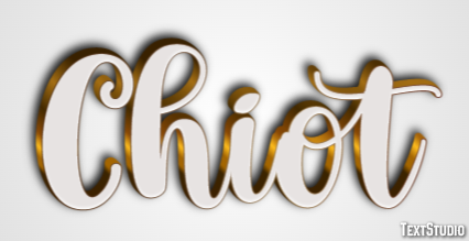 Chiot Effet de texte