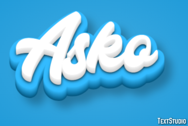 Asko Text Effect