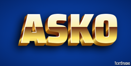 Asko Text Effect