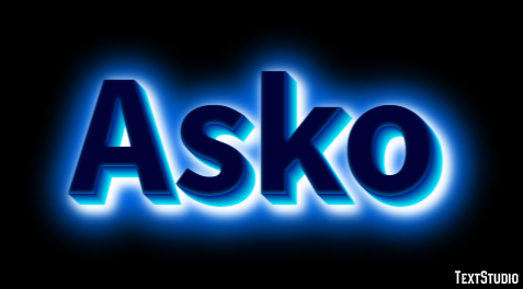 Asko Text Effect