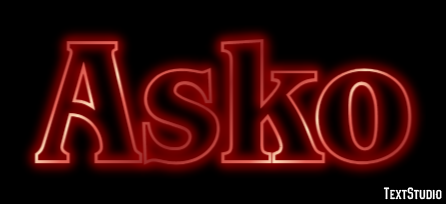 Asko Text Effect
